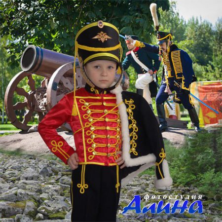 Шаблон детский Буду я точно генералом
