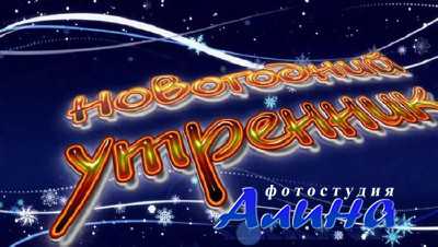 Начало Новогоднего утренника