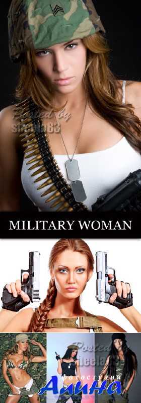 Stock Photo - Military Woman