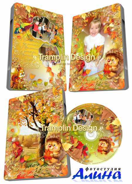 DVD обложка, DVD диск – Наш осенний утренник