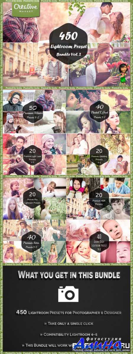 450 Lightroom Presets Bundle Vol. 2